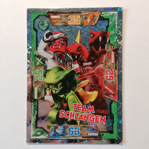 Lego Trading Card, Ninjago Game Series 1 [German] - 96 Team Schlangen