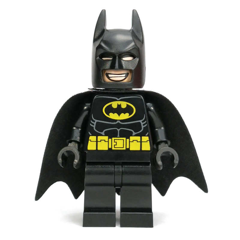 Lego Batman, Black Suit, Black Cape and Cowl, Yellow Batman Logo, Black Headband