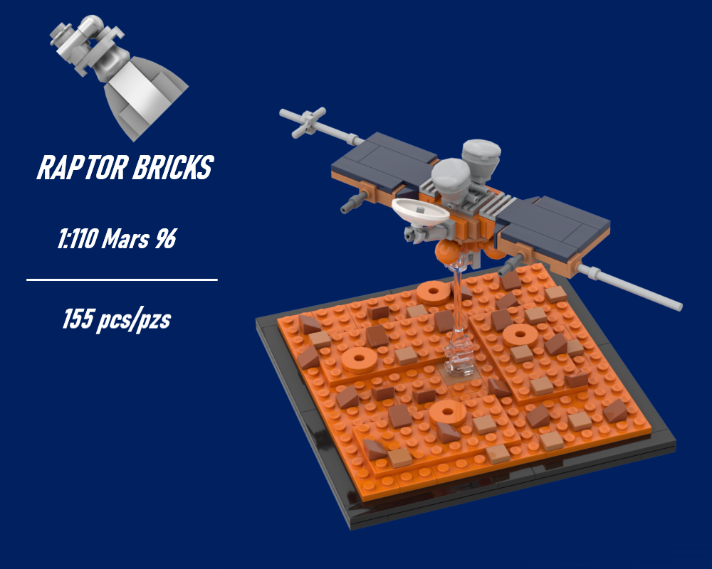 Lego 1:110 Scale Mars 96