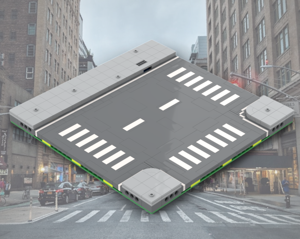 Lego MILS Road - T Intersection