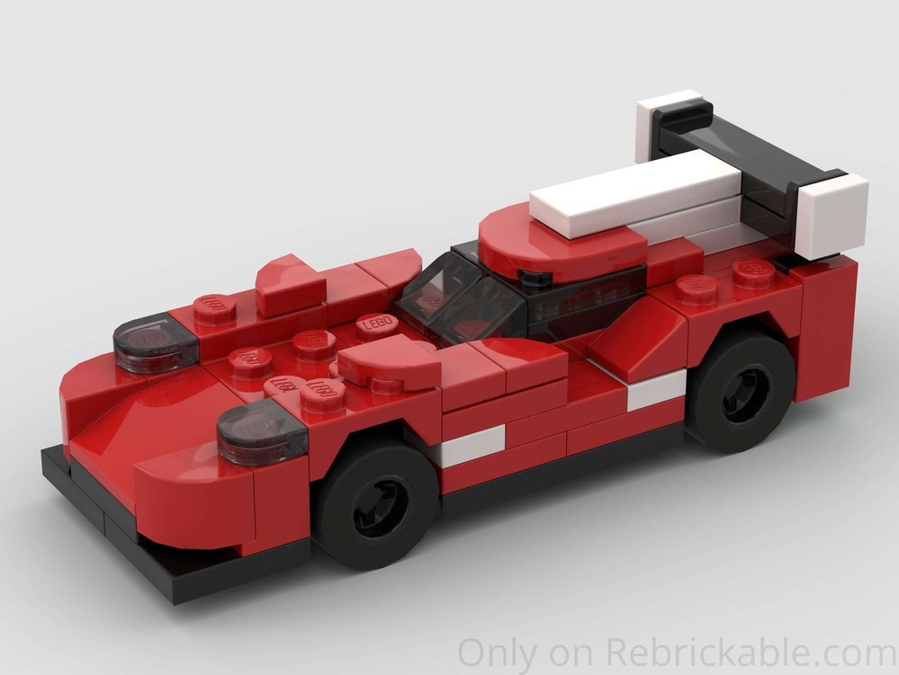 Lego Nissan GT-R LM NISMO (2015) - Half Speed Champions Scale