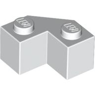 Lego Brick Wedged 2 x 2 Facet / White