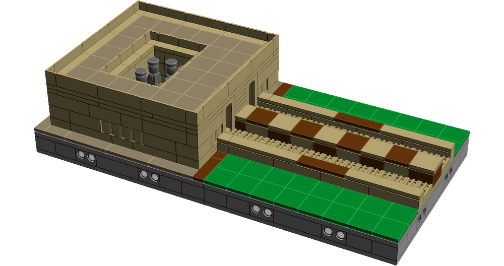 Lego ANCIENT EGYPT PT 19 THE SPHINX TEMPLE