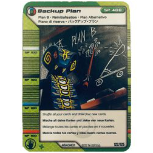 Lego Trading Card, Ninjago Deck #2: 122 - Backup Plan - International Version