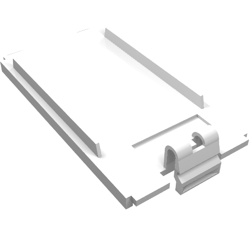 Lego Battery Cover, 9V Small / White
