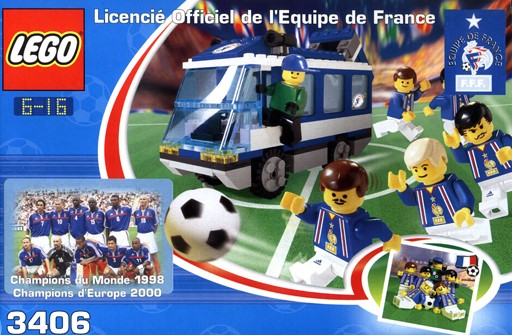Lego Equipe de France Team Bus