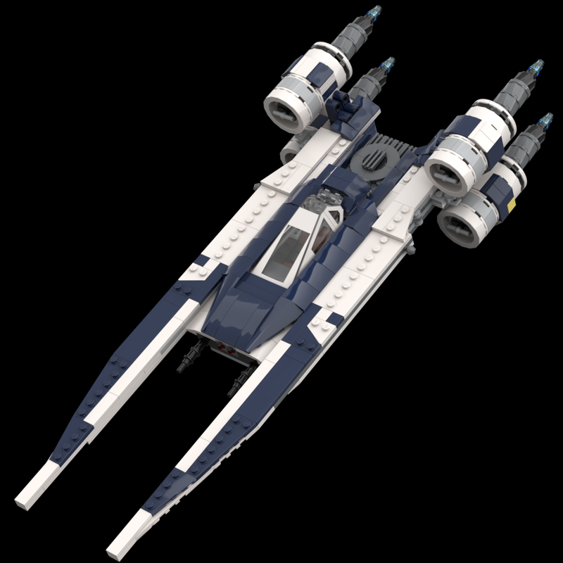 Lego 75399 U Wing Blue Squadron Color Mod