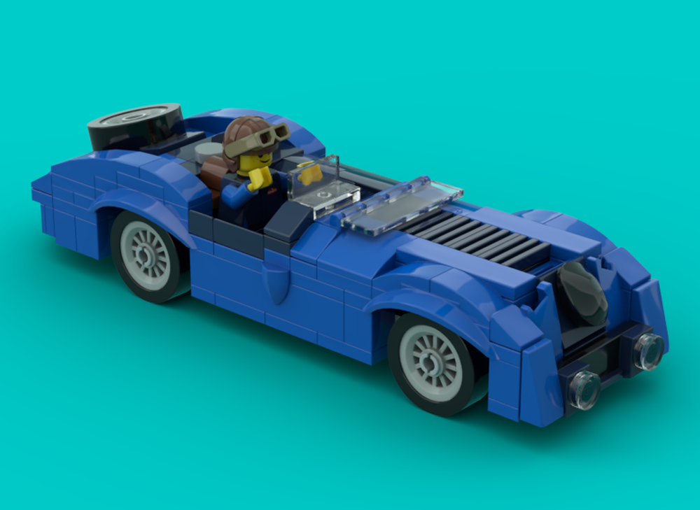Lego Bugatti type 57G - 1936 'tank' edition