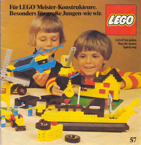Lego 1977 Large German Für LEGO Meister-Konstrukteure 57 (98761-D)