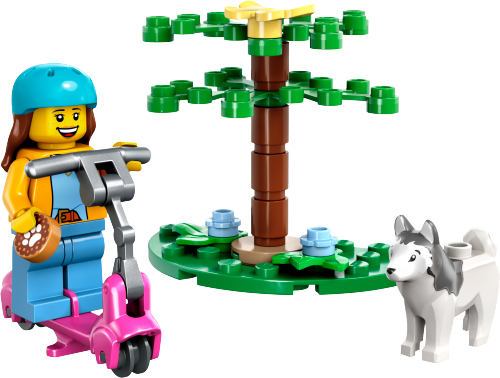 Lego Dog Park and Scooter