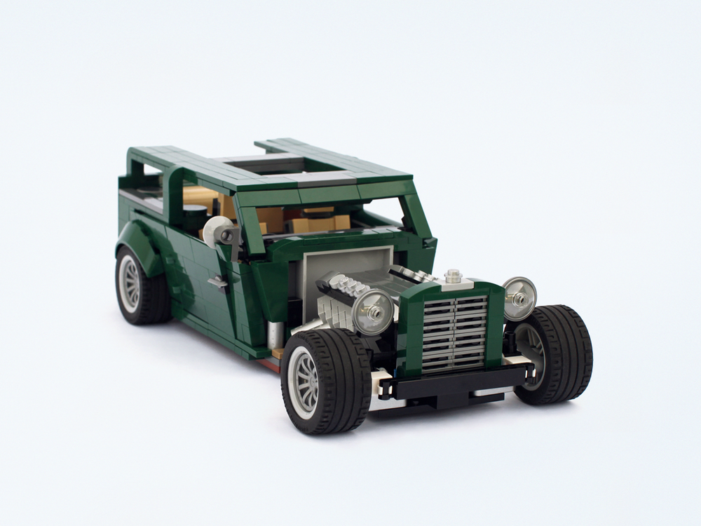 Lego Hot Rod V10, PDF Instructions - B model