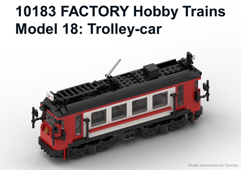 Lego 10183 Model 18: Trolley-car