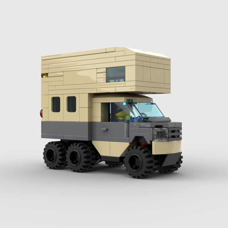 Lego Little 6-wheeled Overland Camper
