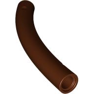 Lego Animal Body Part / Plant, Tail / Neck / Branch / Trunk, Middle Section with Pin Holes / Reddish Brown