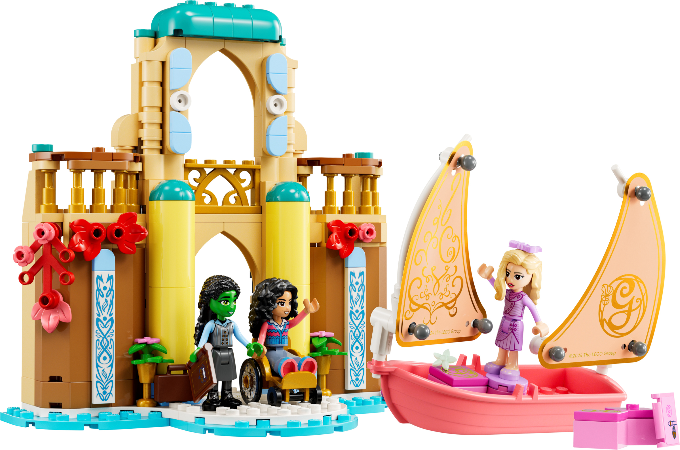 Lego Glinda, Elphaba & Nessarose at Shiz Uni