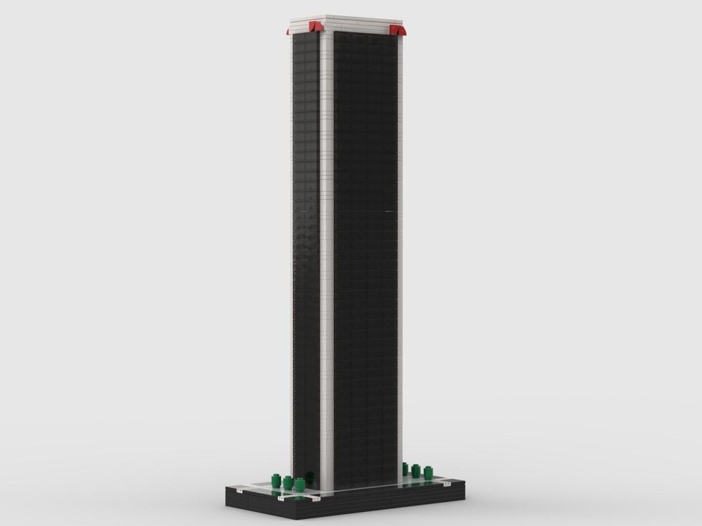 Lego AON Center LA VER 3 at 1/650th Scale