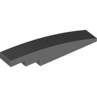 Lego Brick Curved 1 x 6 / Dark Bluish Gray