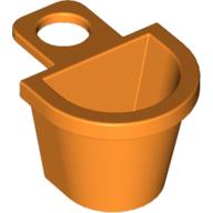 Lego Minifig Neckwear Basket [D Style] / Orange