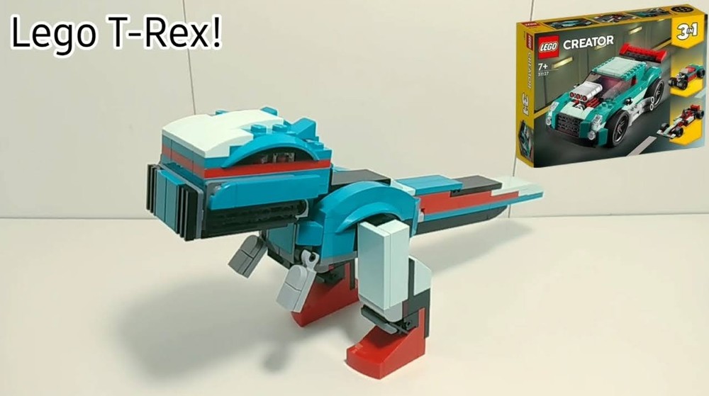 Lego T-rex! 31127 alternate build with video instrutions