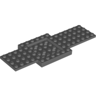 Lego Vehicle Base 6 x 16 x 2/3 with 4 x 4 Recessed Center