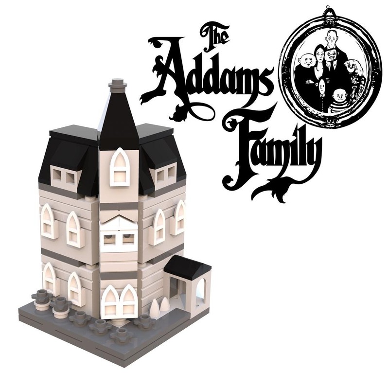 Lego Addams Family Mansion mini modular