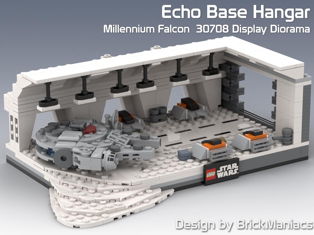 Lego Hoth Hangar Diorama for 30708 Millenium-Falcon