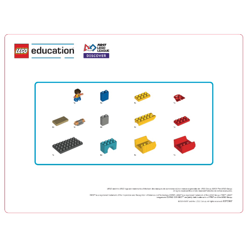 Lego Instructions, CARGO CONNECT Discover Build Card C