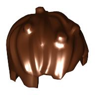 Lego Hair Short, Messy / Reddish Brown