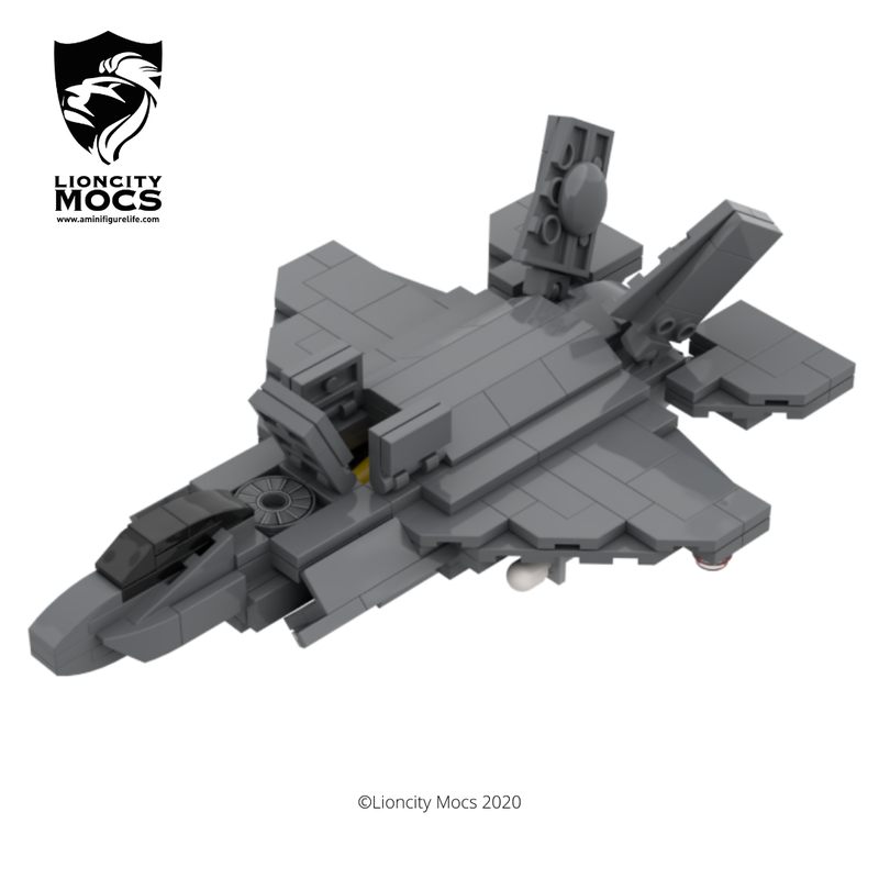 Lego F-35B Lighting II Fighter Jet Mini MOC