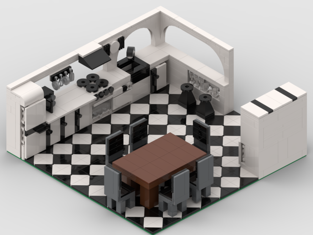 Lego Modular rooms - kitchen