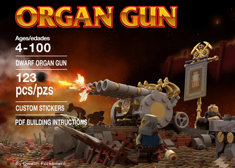 Lego Organ Gun (Warhammer FB)