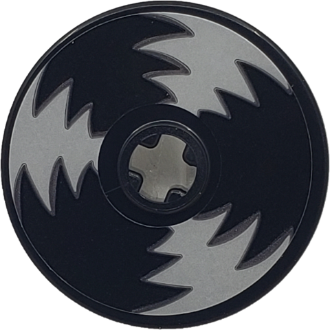 Lego Technic, Disk 3 x 3 with Spinning Wheel Pattern (Sticker) - Set 75549