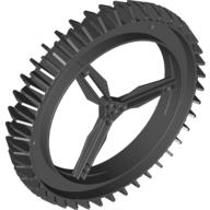 Lego Wheel Hard Plastic Spoked Giant Thin 160 x 28 / Black