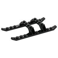 Lego Helicopter Skid Rails 12 x 6 / Black