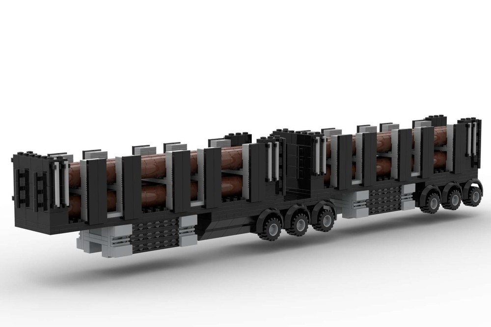 Lego Logging trailer B-double