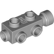 Lego Brick Special 1 x 2 x 2/3 with Studs on Sides / Light Bluish Gray