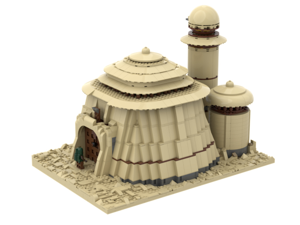 Lego Boba/Jabba's Palace playscale