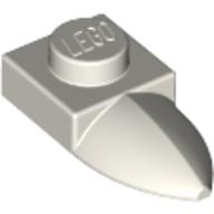 Lego Plate Special 1 x 1 with Tooth / Glow In Dark Opaque