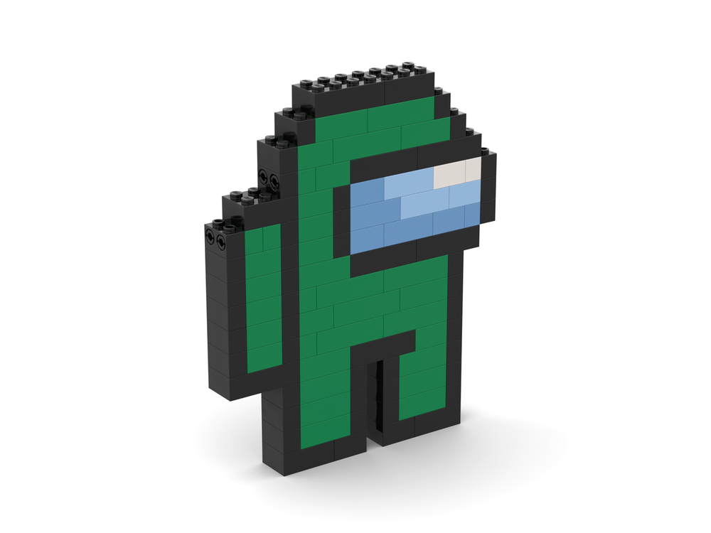 Lego Among Us Green Crewmate