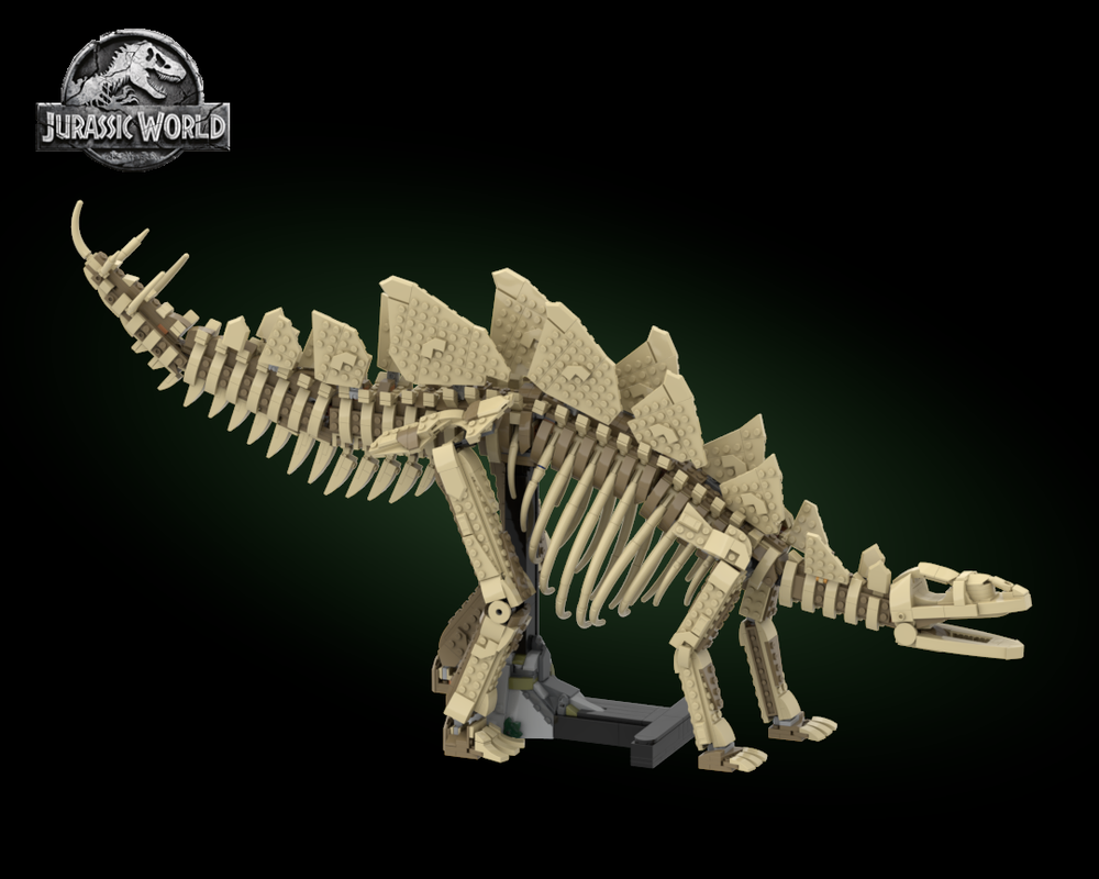 Lego Stegosaurus fossil