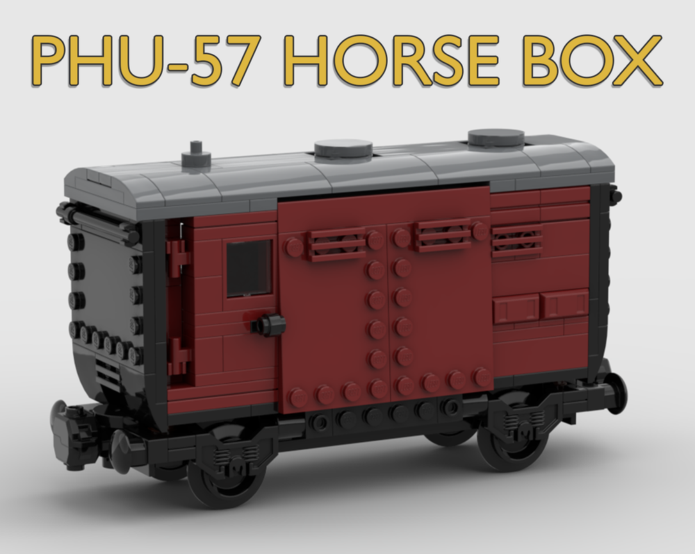Lego PHU-57 Horse Box [Dark Red]