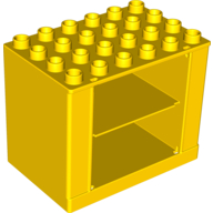Lego Duplo Cabinet 4 x 6 x 4 / Yellow