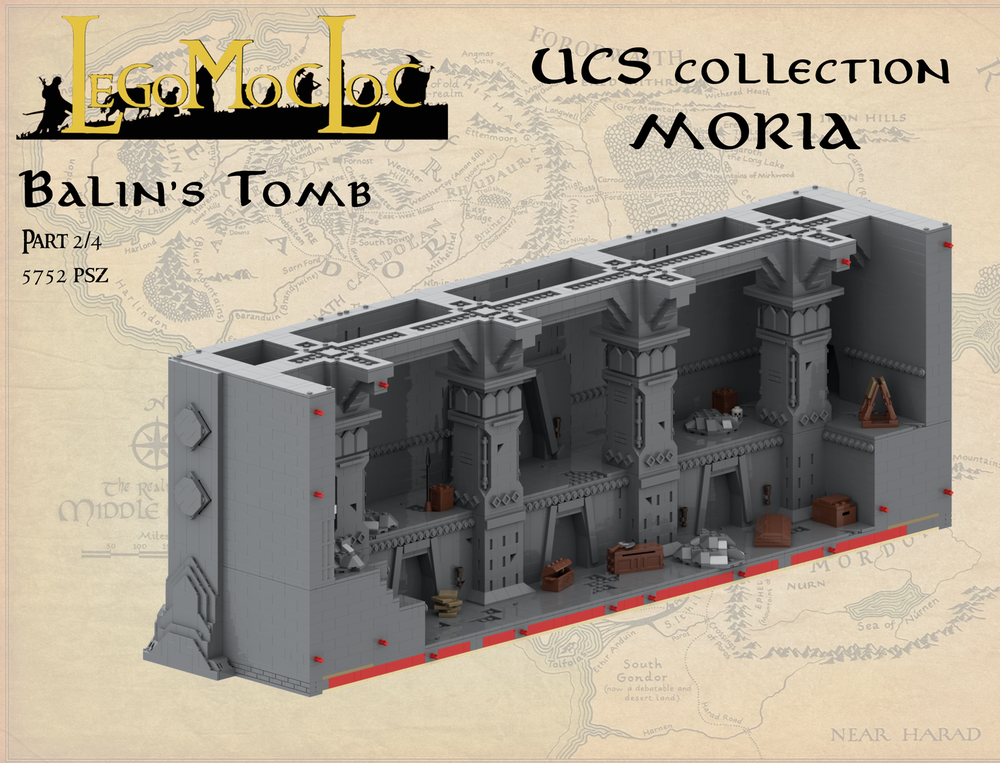Lego UCS Moria - Balin's Tomb - part 2/4