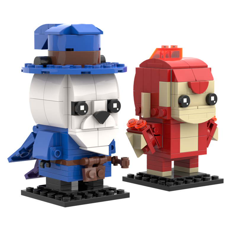Lego Brickheadz Pandalf + Firekong from Monster Legends