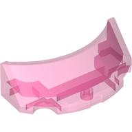 Lego Windscreen 2 x 4 Half Dome / Trans-Dark Pink