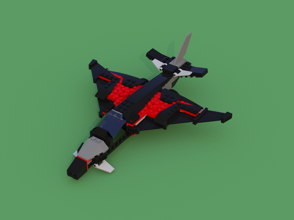 Lego 76048 alternate jet