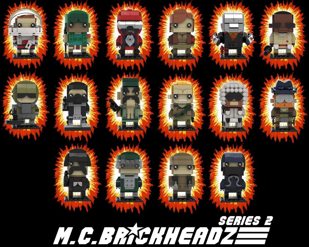 Lego M.C.Brickheadz series 2 bundle