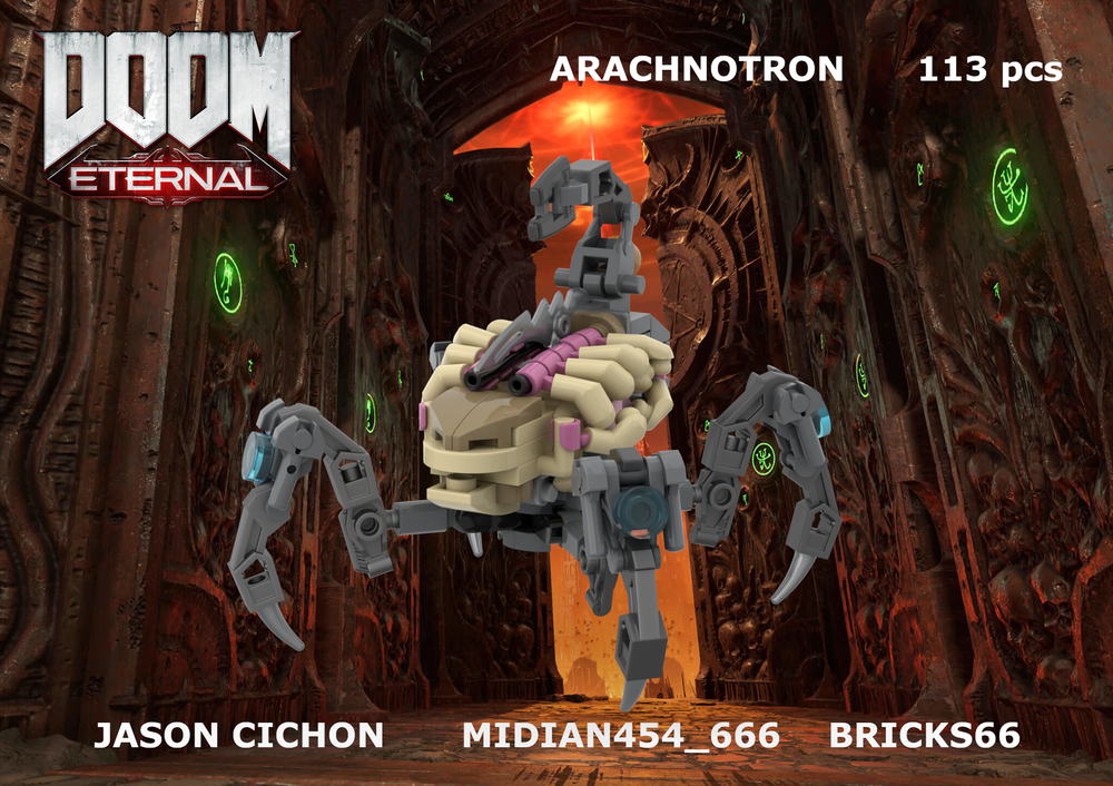Lego Doom Eternal Arachnotron