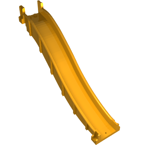 Lego Fabuland, Slide / Medium Orange