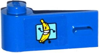 Lego Door 1 x 3 x 1 Left with Running Banana Pattern (Sticker) - Set 76026